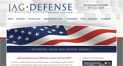 Desktop Screenshot of jagdefense.com