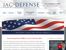 Tablet Screenshot of jagdefense.com